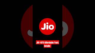 Jio ₹479 Unlimited 3 Months Plan Details #jio #2024 #shorts