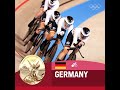 GERMANY win gold in the women’s CyclingTrack team pursuit!