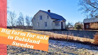 Big farm for sale in Dalsland Sweden