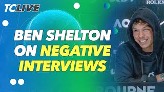 Ben Shelton on Australian Open Broadcasting Negativity | TC Live