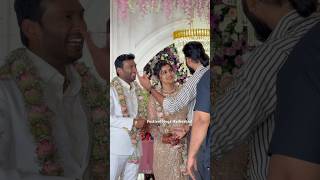 Prithviraj at Sonia Akula Reception | Sonia Akula weds Yash | Sonia Wedding #soniaakula #ytshorts