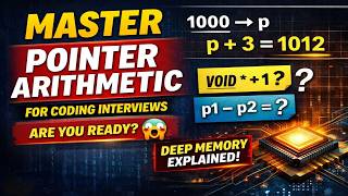Master Pointer Arithmetic in C for Coding Interviews | Deep Memory Understanding