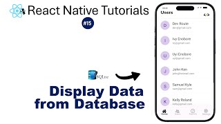 React Native #15 - Display Data From SQLite Database #reactnativetutorial