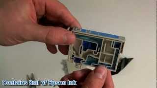 Inside Epson T0712 Cyan (Cheetah) Ink Cartridge