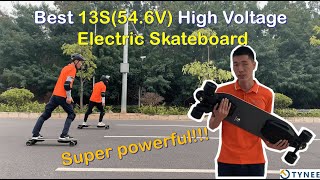 Best 13S (54.6V) High Voltage Electric Skateboard in 2022? -Tynee Board Ultra Reviews-Tyneeboard.com