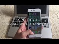 Cara Install Spotify Tanpa Iklan iPhone iPad iOS 11.x.x No Jailbreak No Computer Free | Spotify++