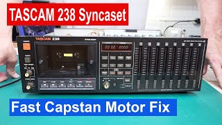 Tascam 238 Syncaset Running Capstan Fix Synth Hunter Episode 32