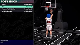 BEST POST HOOK NBA 2K25!