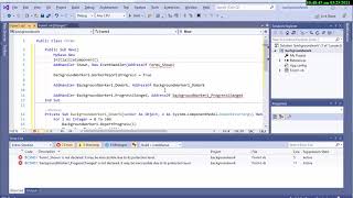 【VISUAL Basic VB NET】Background Worker