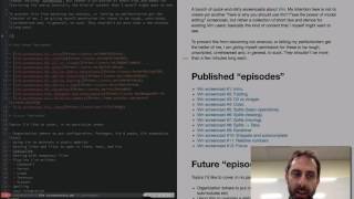 Vim screencast #16: Static site case study