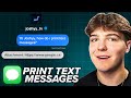 How to Transfer Text Messages from iPhone to Computer (2 Ways Including Free Solutions)