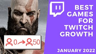 Best Games to Stream on Twitch - January 2022!