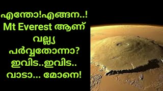 Olympus mons പ്രപഞ്ചത്തിലെ ഏറ്റവും വലിയ പർവ്വതം  |                    SVS ENNUM EPPOZHUM EVIDEYUM