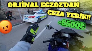 YZF R25 l ORJİNAL EGZOZDAN CEZA YEDİK VE SONRASI l #motovlog #12