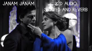 Janam Janam – Dilwale | Shah Rukh Khan | Kajol | Pritam | Kajol || 32D AUDIO || SLOWED AND REVERB