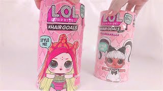 【L.O.L. サプライズ! 】 ヘアゴール 2 ＊2個＊開封＊メイクオーバーシリーズ ＊L.O.L. Surprise! Hairgoals 2 Makeover Series＊【happych】