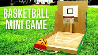 How to Make NBA DIY Basketball Mini Game Using Cardboard At Home