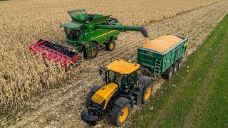 ŽNĚ 2021 | Zrnovka2 | Corn Harvest 2021 | JD S680 | [4K]