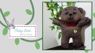 How to knit a BEAR 🐻 with Two Needles