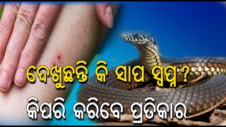 ସ୍ବପ୍ନରେ ଦେଖୁଛନ୍ତି କି ସାପ କରନ୍ତୁ ଏହି ଉପାୟ, ଦୂର ହେବ ସର୍ପ ଭୟ ||