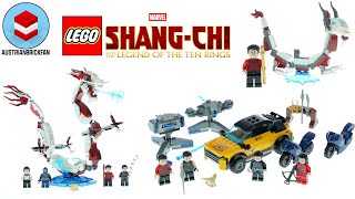 All LEGO Marvel Shang Chi and the Legend of the ten Rings Sets Compilation/Collection Speed Build