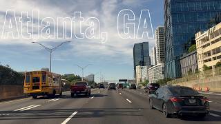 4K Beautiful City Drive Through Atlanta GA 🌆✨ | Breathtaking POV | Relaxing ASMR Driving Experience