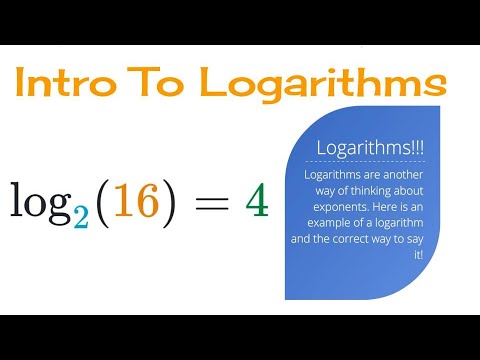 Introduction To Logarithms - YouTube