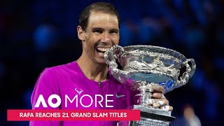 21 Grand Slams: Rafa Enters Rare Air | Final v Medvedev | Australian Open 2022