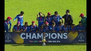 Afghanistan Cricket Team Winning ODI Squad  From World Cup Qualifiers 2018