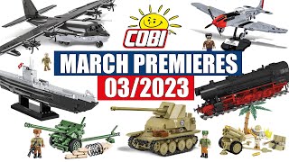 📅 March premieres from COBI 03/2023 - Planes, tanks, artillery, trains, submarine, cars