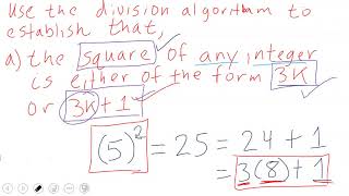 Applying the Division Algorithm