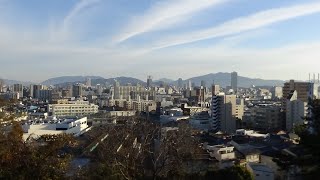 朝の江波皿山から眺めた景色　（広島市 2024.12.25)