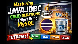 Mastering Java JDBC CRUD Operations in Eclipse Using MySQL | jdbc crud operations