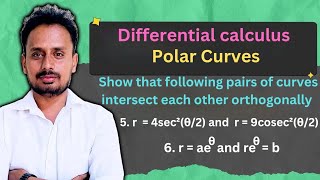 Show that following pairs of curves cut each other orthogonally (Example 3)- Engineering Mathematics