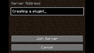 Minecraft Spigot Plugin Tutorial
