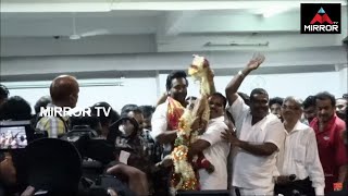 Manchu Vishnu Winning Celebrations In MAA Elections 2021 | Prakash Raj | Mohan Babu | Mirror TV