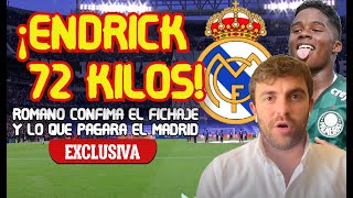 Fabrizio Romano CONFIRMA LA NOTICIA el Real Madrid quiere la FIRMA de Endrick se PAGO 72 KILOS