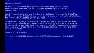 Windows XP Startup EAR RAPE Has an BSOD