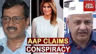 AAP Claims Govt Conspiracy After CM Kejriwal Not Invited For Melania's Visit To Delhi Schools