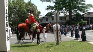 京都2018　上賀茂神社「賀茂競馬」 午後の様子１