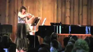 Alla Aranovskaya,violin, Victoria Shvartzman,piano Brahms  Violin Sonata #3 in D Minor, Opus 108  June26,2011