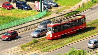 TŚ. Tramwaje Śląskie. Tramwaje w Będzinie. / Silesian trams. Trams in Będzin.