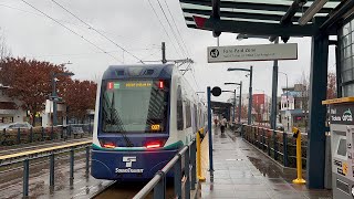 Sound Transit Link Light Rail Late Afternoon action @ Othello 11/25/22