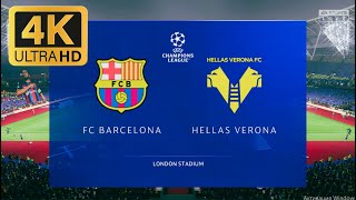 FIFA 23 - FC BARCELONA VS HELLAS VERONA - UEFA CHAMPIONS LEAGUE FINAL