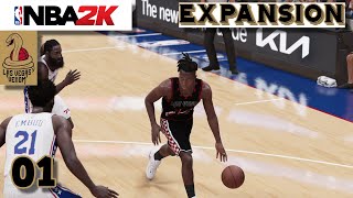 The Las Vegas Aces Make Their NBA Debut!! NBA 2K23 Realistic Expansion Ep 1