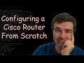 How to configure cisco router for the first time (CCNA Level) | 2021