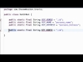 Android Application Development Tutorial   112   Setting up SQLite Database Variables