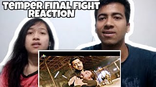 Temper Final Fight Reaction | JR NTR | KAJAL AGGARWAL | SOUTH MOVIE FIGHT
