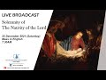 Solemnity of The Nativity of the Lord | 25/12/2021 | Year C