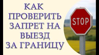 Как проверить запрет на выезд за границу? Кого не выпустят в 2021 году?